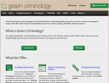 Tablet Screenshot of greencriminology.org